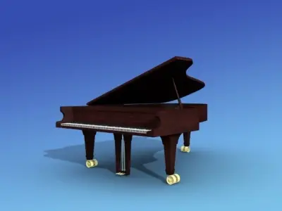 Steinway Concert Piano V01 3D model