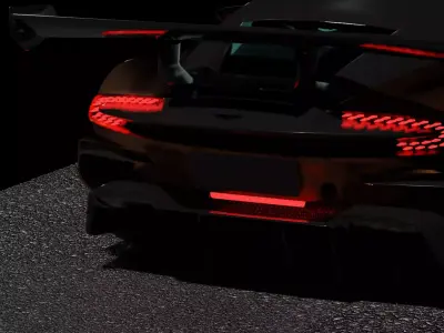 aston martin vulcan sports 3D model