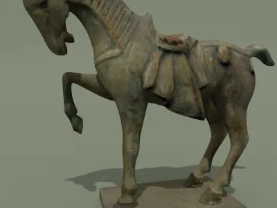 Horse Statuettes Collection volume 4 3D model