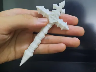 Castlevania Lords of Shadow 1 and 2 Weapons Bundle Print Models 3D Model Collection