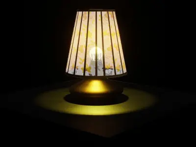 TABLE LAMP 3D model 7