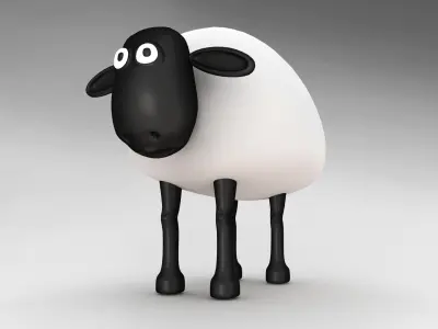 Sheep character 3D model