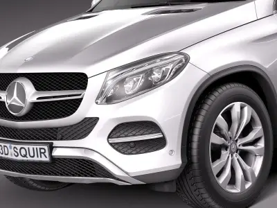 Mercedes-Benz GLE Coupe 2016 3D model