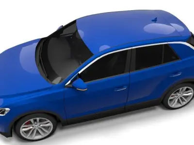 VW TROC Low-poly 3D model