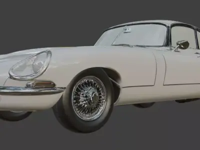 1961 Jaguar E-Type 3D Printable Model 3D print model