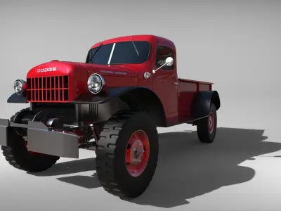 1946 Dodge Power Wagon 3D model