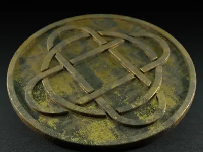 Celtic Coin Collection pt1 Low-poly 3D model