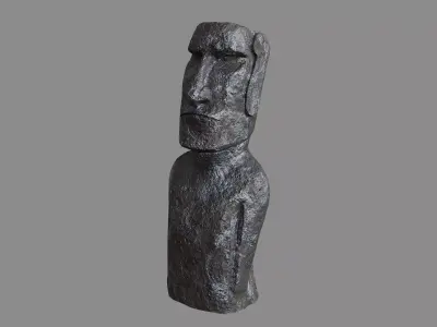 Deco Moai 3D model