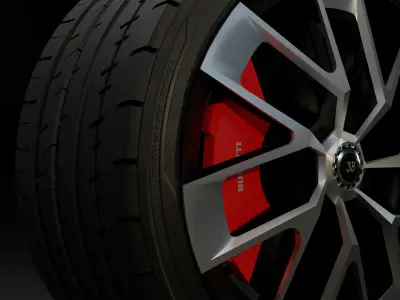 Car Tires 3D model