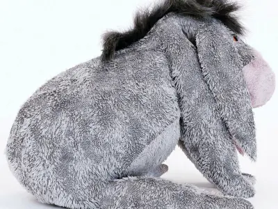3d model donkey Eeyore 3D model