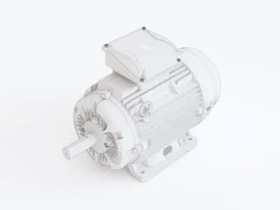 Electric motor 04 3D model