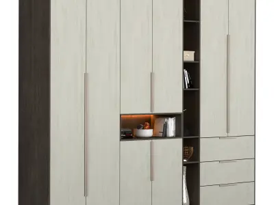 Wardrobe Furniture 014 3D model