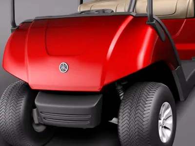 Yamaha Golf Car G29E 2011 3D model
