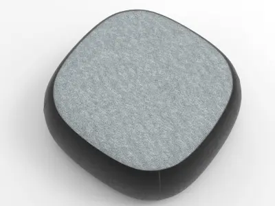 Gomi Pouf Low-poly 3D model