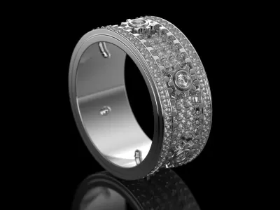 MACHANICS RING  3D print model