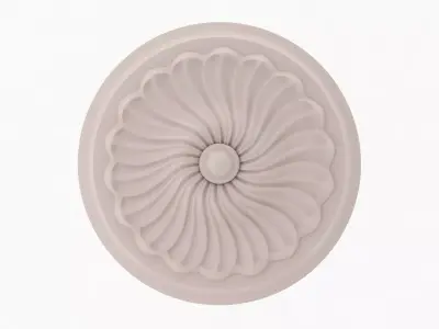 Classic Ceiling Medallion 47 3D model