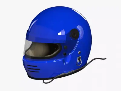 Bell XFM-1 Racing Helmet 3D model