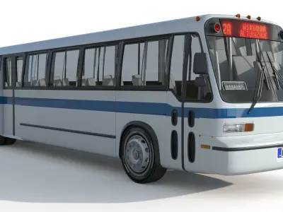 GMC RTS 1981 Bus 3D model