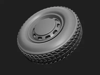 VW Tyre 3D print model