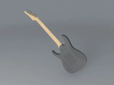 Ibanez JPM100 P1 John Petrucci model guitar Free 3D model