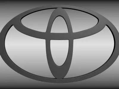 Toyota logo 3D model