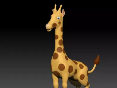 Giraffe 3d model 3D model