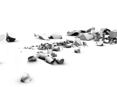 Rubble and Rocks 3D model
