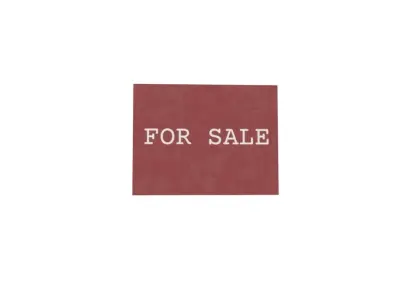 For sale sign Low-poly 3D model