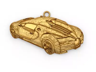 car pendant-02 printable jewelry  3D print model