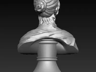 Bust of Woman 3d model 3D print model