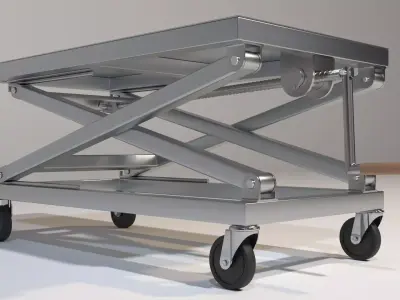 Scissor Lift Table 3D model