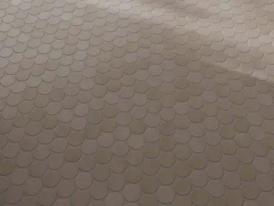 Tile Makoto Matte Ceramic Circle - Set 26  Texture