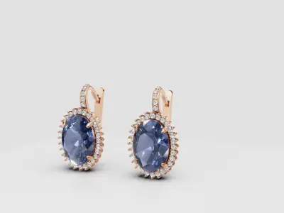 Luxury Earring 3D print model