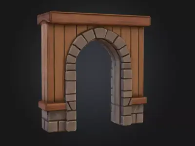 Archway Mystery Low-poly 3D model