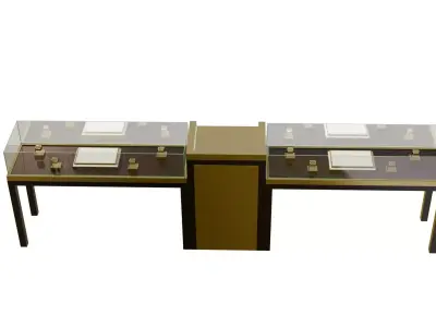 Decorative Jewelry Table 3D Model Low-poly 3D model