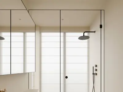 bedroom and bathroom 3D model by aratukishikaku
