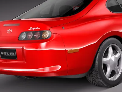 Toyota Supra 1993-2002 3D model
