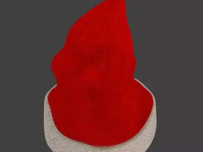 Santa Hat Free low-poly 3D model