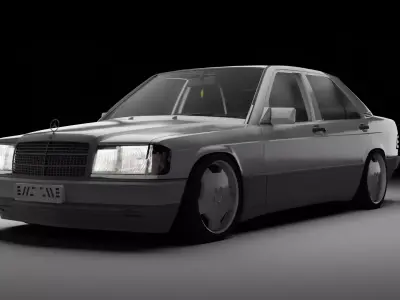 Mercedes-Benz 190E  3D model