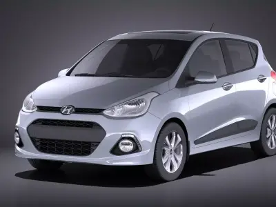 Hyundai i10 2016 VRAY 3D model