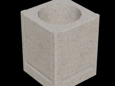 Collection of street models for gamedev Low-poly 3D model