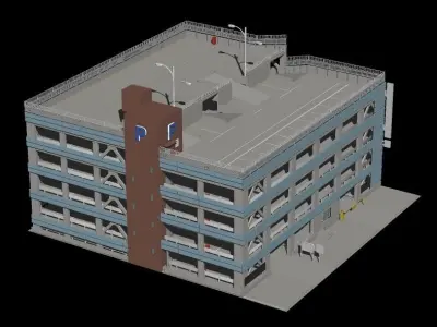 Multi-storey Car Park 3D model