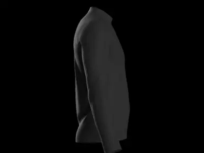 Male long sleeve 3D model