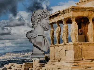 sculpture Griega Low-poly 3D model