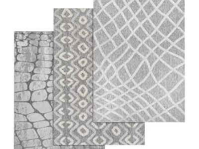 Rug Set 1278 3D model