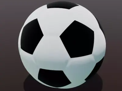 Ball 3D Model Low-poly 3D model
