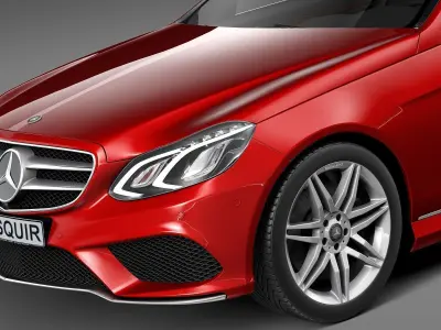 Mercedes-Benz E-Class AMG Estate 2015 3D model