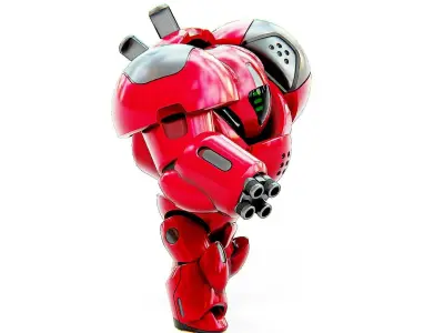 TOY BOT GROOMY B Rigged for Unreal Engine - Unity - MIXAMO  3D model