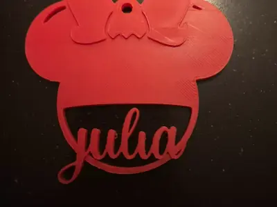 ornament minnie y mickey  3D print model