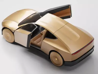 Tesla Cybercab Robotaxi 3D Model Low-poly 3D model